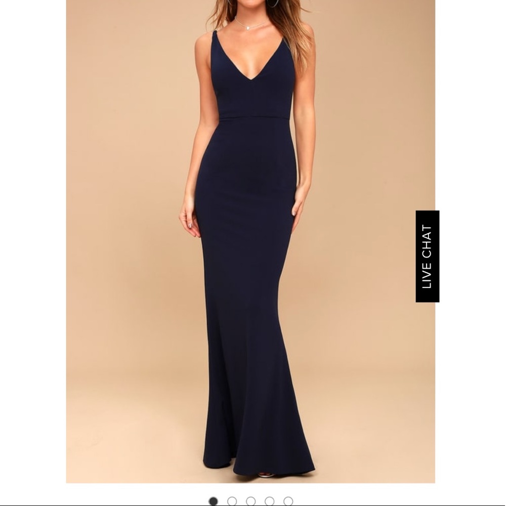Navy Maxi Dress